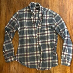 J crew Plaid Button-Up Shirt